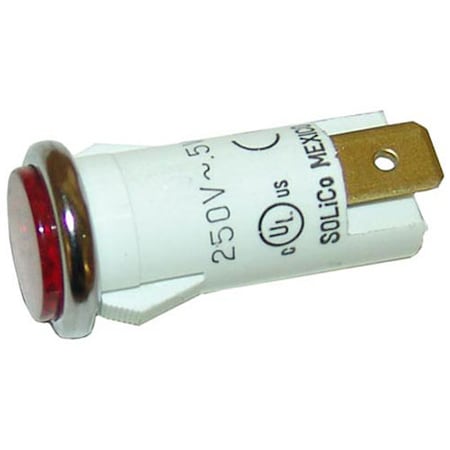 Signal Light1/2 Red 250V For  - Part# Ell650